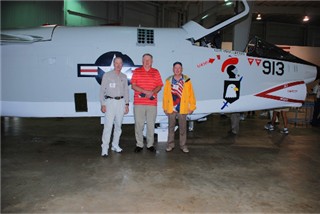 Click Photo (126) to Enlarge. VFP-63 pilots: Jim Morgan, Scott Ruby, John Davison