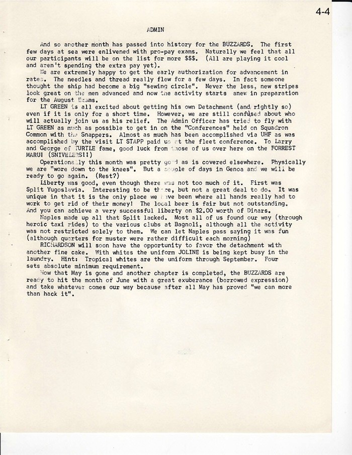 Det 42-60 1960 Newsletter