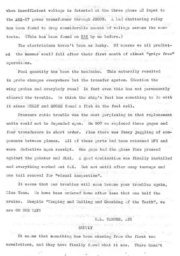 April 1961 Newsletter