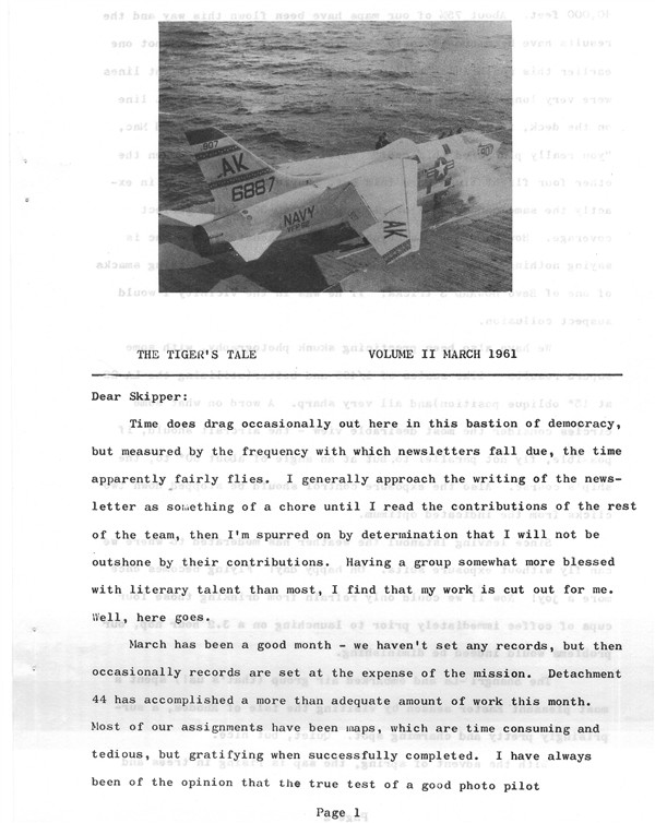 March 1961 Newsletter