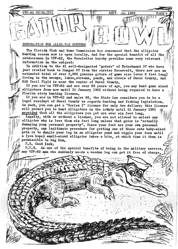 September 1961 Newsletter
